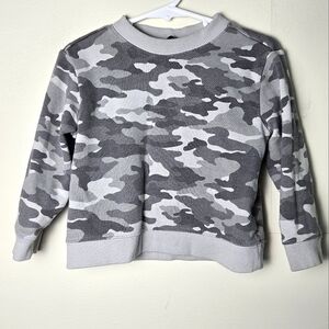 Boy's Janie & Jack Camo Pullover Sweatshirt, Size 2T